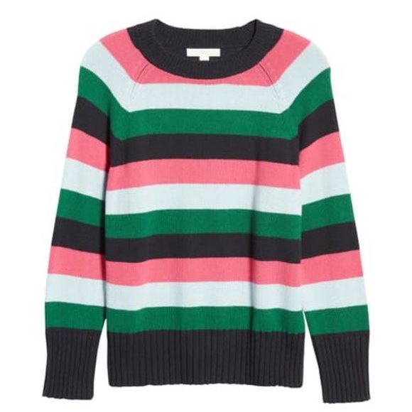 1901 Striped Side Button Pullover Sweater sz S NEW - Picture 15 of 15